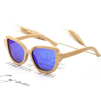 BerWer Poliarizuoti Akiniai nuo saulės Vyrams, Medinis Rėmas, Poliarizuoti akiniai Lęšio UV400 bambuko akiniai nuo saulės