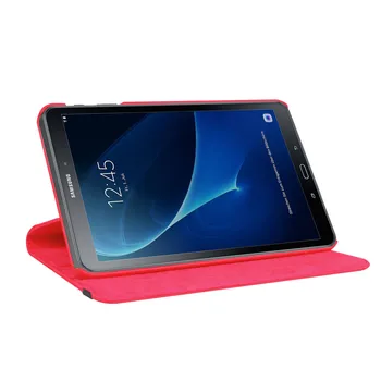 Besisukančio Stovo Dangtelis skirtas Samsung Tab 10.1 colių 2016 T580 T585 Tablet 360 Laipsnių Pu Oda Atveju Flip 