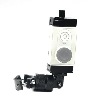 BGNing 360° Pasukti Dviračio Apkabos, Selfie Trikojis Stovas w Mobilus Telefonas Clip tvirtinimas GoPro 8 7 Max AKASO EK7000 4K Kameros