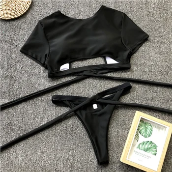 Bikini Moterims 2019 M. Maudymosi Kostiumėliai, Spausdinimo Bikini Nustatyti Naują Maudymosi Kostiumėlį Tvarstis Paplūdimio Maudymosi Kostiumą, Push Up Brazilijos Kostiumas Bikini Biquini