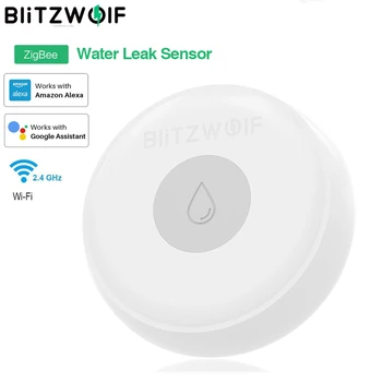 BlitzWolf ZigBee Smart Home Vandens Nuotėkio Jutiklis, detektorius Intellingence potvynių Detektorius Namas Smart Nuotolinio Valdymo Darbo BW-IS1 Hub