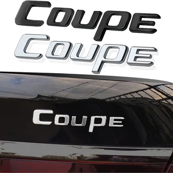 Blizganti Juoda Pilka COUPE Logotipo Raidės Lipdukas Mercedes Benz C E Klasės 