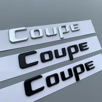 Blizganti Juoda Pilka COUPE Logotipo Raidės Lipdukas Mercedes Benz C E Klasės 