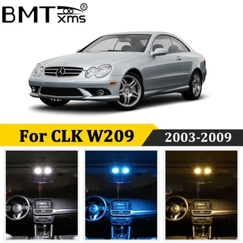 BMTxms 14Pcs Automobilį, LED Interjero Šviesos Canbus Mercedes Benz CLK klasė C209 W209 CLK320 CLK430 CLK350 CLK500 CLK550 2003-2009