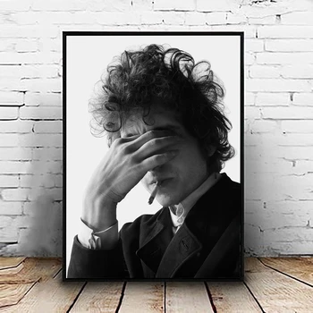 Bob Dylan Rūkymas Plakatas Muzikos Pop Dainininkė Žvaigždžių Plakatų ir grafikos Dovana Retro Tapybos Sienos Menas Drobė Nuotrauką Kambarį Dekoro