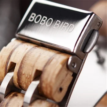 BOBO PAUKŠČIŲ Paprasta Medienos Moterų Laikrodžiai reloj mujer Miyota Kvarco Judėjimas, Ponios Laikrodis Užsakymą Laikrodį Dovanų su Medinėje Dėžutėje B-P18