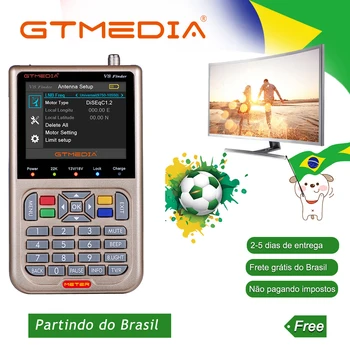 [Brazilija]GTmedia v8 Palydovų Ieškiklis metrų DVB-S2/S2X LPS Šeštadienis nuorodą Digital PK WS 6933 palydovo stebėjimas Finder Metrų brasil nemokamas pristatymas
