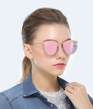 BRUNO DUNN 2020 Ponios Poliarizuoti Akiniai nuo saulės Moterims, prabangos prekės ženklo dizaino rožinis Katė Saulės Akiniai moterų lunette de soleil 