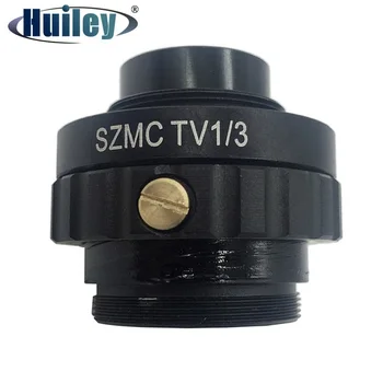 C Mount Adapteris Sumažinti Objektyvas Trinokulinis Stereo Mikroskopas 1/3 STV CCD USB Pramonės Kamera SZMCTV1/3 Jungtis 0,3 X 0,5 X