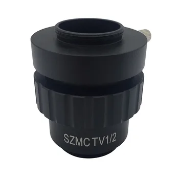 C Mount Adapteris Sumažinti Objektyvas Trinokulinis Stereo Mikroskopas 1/3 STV CCD USB Pramonės Kamera SZMCTV1/3 Jungtis 0,3 X 0,5 X