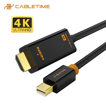 CABLETIME Mini Displayport į HDMI Laidas, Mini DP 1.2 Thunderbolt 