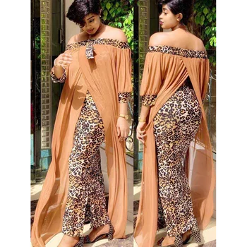 Caftan Musulmonų Suknelė Leopardas Spausdinti Abaja Dubajus Kaftan Hijab Turkijos Suknelės Seksualus Abayas Moterų Islamas Drabužiai