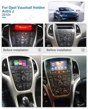 Carplay DSP Opel Vauxhall Holden Astra J. 2010 M. 2011 M. 2012 m. 2013 m CD300 CD400 Android Grotuvas GPS Vienetas Audio Stereo Radijas, Diktofonas