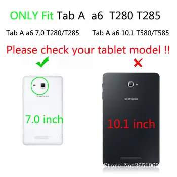 Case For Samsung Galaxy Tab a6 7.0 2016 T280 T285 SM-T285 7.0