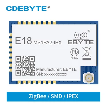 CC2530 PA LNA ZigBee Modulis 2.4 GHz 20dBm 8051 MCU SMD IPEX E18-MS1PA2-IPX Akių Tinklų Siųstuvas ir Imtuvas