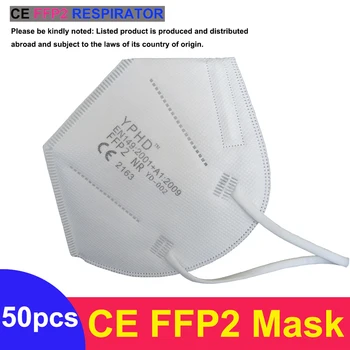CE 5 Sluoksniu Daugkartinio naudojimo ffp2 Veido Kaukės, apsaugos nuo Virusų Kvėpuojantis KN95 Kaukės, Respiratorius Apsaugos Patvirtinta fpp2 kaukė ffp2mask