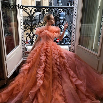 Chalatas De Soiree Princesė Oficialų Suknelė Įvairių Spalvų Sławna Dress Dubajus Elegantiškos Moters Vakarėlis Vakarinę Suknelę Vestidos Prom Chalatai