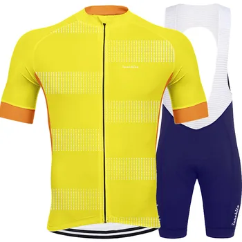 Ciclismo RUNCHITA roupa ciclismo Sunmmer dviračių trumpas rankovės dviračių džersis nustatyti vyrų drabužiai 2019 maillot ropa ciclismo hombre