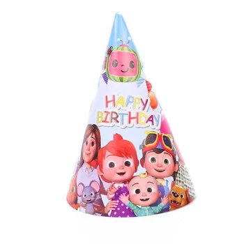 Cocomelon Šalies Prekių reklama vienkartiniai taurės plokštė servetėlės vaikams gimtadienio stalo staltiesė baby shower skrybėlių puošimas