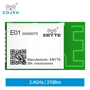 Cojxu SPI belaidžio rd ryšio modulis 2.4 g E01-2G4M27S SMD 500mW didelės galios nRF24L01P PA+LNA 2200m asortimentą 2.4 GHz rf signalų siuntimo ir priėmimo modulis
