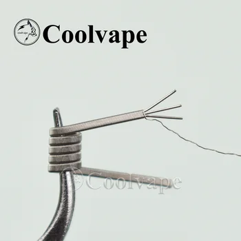 Coolvape NI80 Didelio Tankio Clapton iš anksto sukompiliuotų Rites Premade Ritė taifun gt4s rta E-Cigarečių RPN RTA Purkštukai Mod Kaitinimo Viela