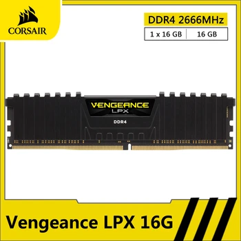 CORSAIR Vengeance LPX DDR4 RAM 16GB 32GB 2666MHz Desktop PC Atmintį Kompiuterio Darbalaukio Memoria DDR4 RAM 288 Pin DIMM Modulis