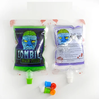 Cosplay helovinas vampyro kraujo maišelį zombie Svetimų kaukolė Spausdinti Siurbimo Antgalis Gerti Gėrimų Maišelį vaisių sultys maisto kokteilių baras