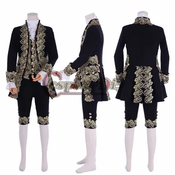 Cosplaydiy Viktorijos Džentelmenas Elegantiškas Gotikos Aristocrat 18 A. Cosplay Viduramžių Karaliaus Vyrai Teismas Suknelė, Kostiumas Užsakymą