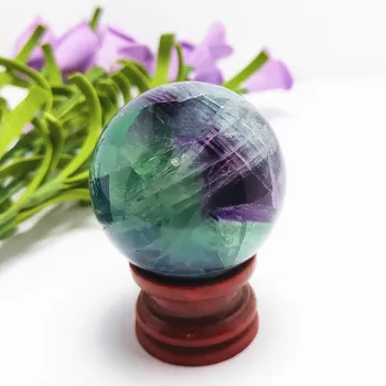 Crystal Ball Gydymo Akmuo flourite Srityje Naturtal kvarco kamuolys Darbalaukio Namų Puošybos Amatus