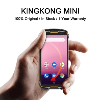 Cubot Kingkong Mini Tvirtas mobilusis Telefonas 4 Colių QHD Ekraną atsparus Vandeniui atsparus smūgiams išmaniajame telefone 3GB 32GB Dual-SIM 4G Mažos Telefono