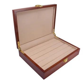 Cufflink dovanų dėžutėje aukštos kokybės dažytos medinės dėžės originali dydis 240 * 180 * 55 mm talpa papuošalų laikymo dėžutė nustatyti WY606