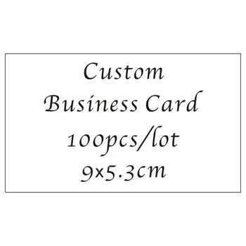 Custom 9x5.3cm 100 vnt./daug Bendrovių Verslo Korteles Su Logotipu Spausdinimo Asmenybės Pavadinimas Kortelę Padaryti Savo Dizaino