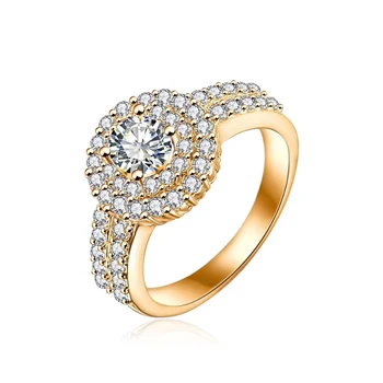 Custom-made 9K Geltonojo Aukso Žiedai, rožinė Aukso Žiedai, Vestuvių Žiedas Nuotaka Dovana Fine Jewelry