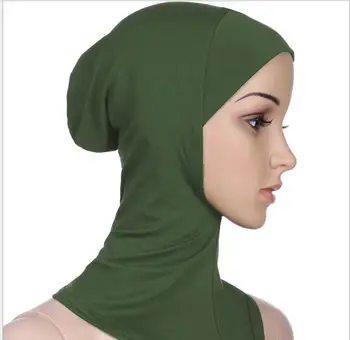 D9 10vnt Aukštos kokybės medvilnės underscarf hijab dangtelis vidinis dangtelis transporto rūšių medžiagos, gali pasirinkti spalvas