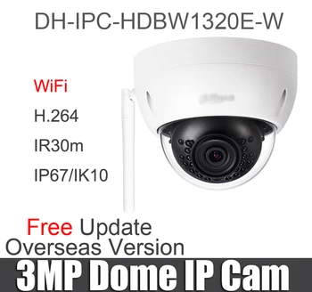 Dahua 3MP WiFi IP vaizdo Kamera IPC-HDBW1320E-W Mini IR Dome IP67 IK10 SD Kortelės lizdas pakeisti IPC-HDBW1320E Belaidžio Saugumo kamerų
