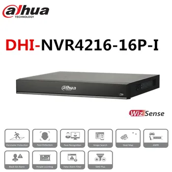 Dahua CCTV Tinklo Vaizdo įrašymo NVR4216-16P-I 16 Prievadų POE Smart H. 265+ Parama ONVIF ir 2 būdas Kalbėti dahua NVR Diktofonas