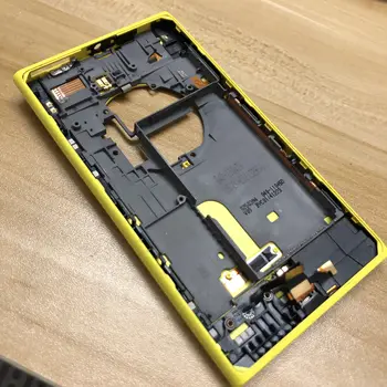 Dangtelis Baterijos Būsto Nokia Lumia 1020 Bezel atgal Padengti Atveju durų(su šoniniais Galios garso mygtuką mokestis jungtis)