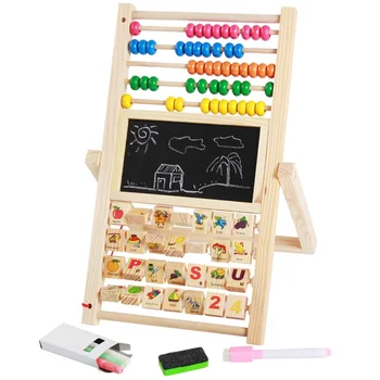 Daugiafunkcis Piešimo Lenta žinių, Pažinimo Abacus Mediniai Montessori Anksti Švietimo Skaičiavimo Matematikos Žaislai Vaikams Dovanų