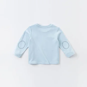DBX14408 dave bella rudenį kūdikių berniukų išvaizdus, print T-shirt vaikų viršūnes berniukai mados vaikai mados tees