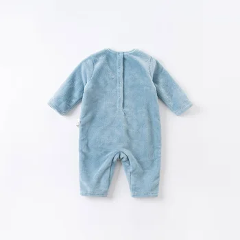 DBX14751 dave bella rudenį, naujas gimęs kūdikis unisex mados animacinių filmų spausdinti jumpsuits kūdikiams, vaikiška drabužiai vaikams romper 1 vnt