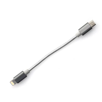DD ddHiFi MFi05 Lightning Micro USB Duomenų Kabelį FiiO Žaibo DACs Q1MK2/Q5/Q5s