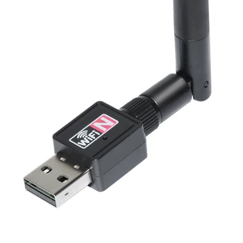 DeepFox 2,4 GHz, USB Bevielio Wifi Adapteris 600mbps 802.11 USB Ethernet Adapter Tinklo plokštė wi-fi Imtuvas 