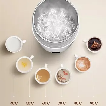Deerma 350ML elektrinis karšto vandens puodelį protingas OLED ekranas 304 nerūdijančio plieno termosas XIAOMI YOUPIN ekologinių produktų
