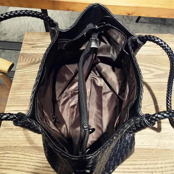 Deluxe rankomis austi lady maišelį Europos stiliaus didelės talpos rankinės vieną petį krepšys, pirkinių krepšys panele laisvalaikio portaliniai krepšys
