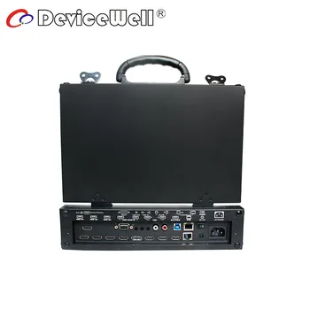 DeviceWell HDS9105C 9105C switcher Vaizdo 11.6 colių ekranas 4 HDMI 1 DP Įėjimai 1080P Live Stream Transliuoja 