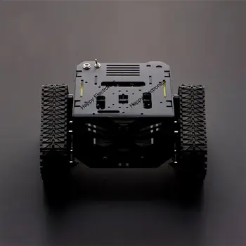DFRoBot Aliuminio lydinio Devastator Bakas Protingas automobilis Mobiliojo Roboto Platforma su 3V iki 8V 160RPM variklis Arduino Romeo Aviečių Pi