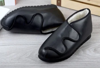 Diabetinė pėda batai pooperacinės reabilitacijos Moterų batai, šilta, grynos vilnos vidinis 36-41 dydis