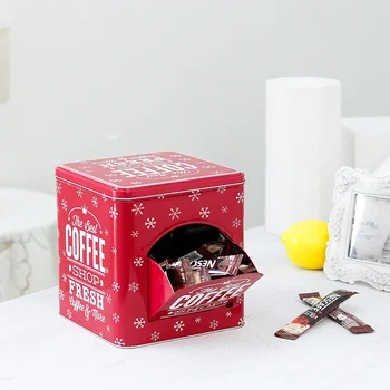 Didelis, Kuriems Geležies talpinimo Kavos Dėžutė Namų maisto Užkandžių Sausainiai saldainių dėžutė vestuvių dovana Švenčių Šalies Prekių
