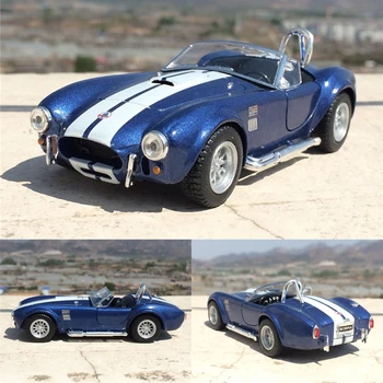 Didmeninė lydinio lieto automobilio modelio vaikų žaislas automobilis-geriausia dovana 1:32 1965 Shelby Cobra 