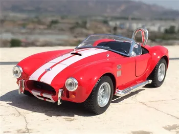 Didmeninė lydinio lieto automobilio modelio vaikų žaislas automobilis-geriausia dovana 1:32 1965 Shelby Cobra 